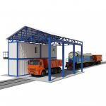 картинка Весы кобинированные БАМ-УВК 200-16,5, бетонные, повагонное взвешивание, Flintec RC3D-50